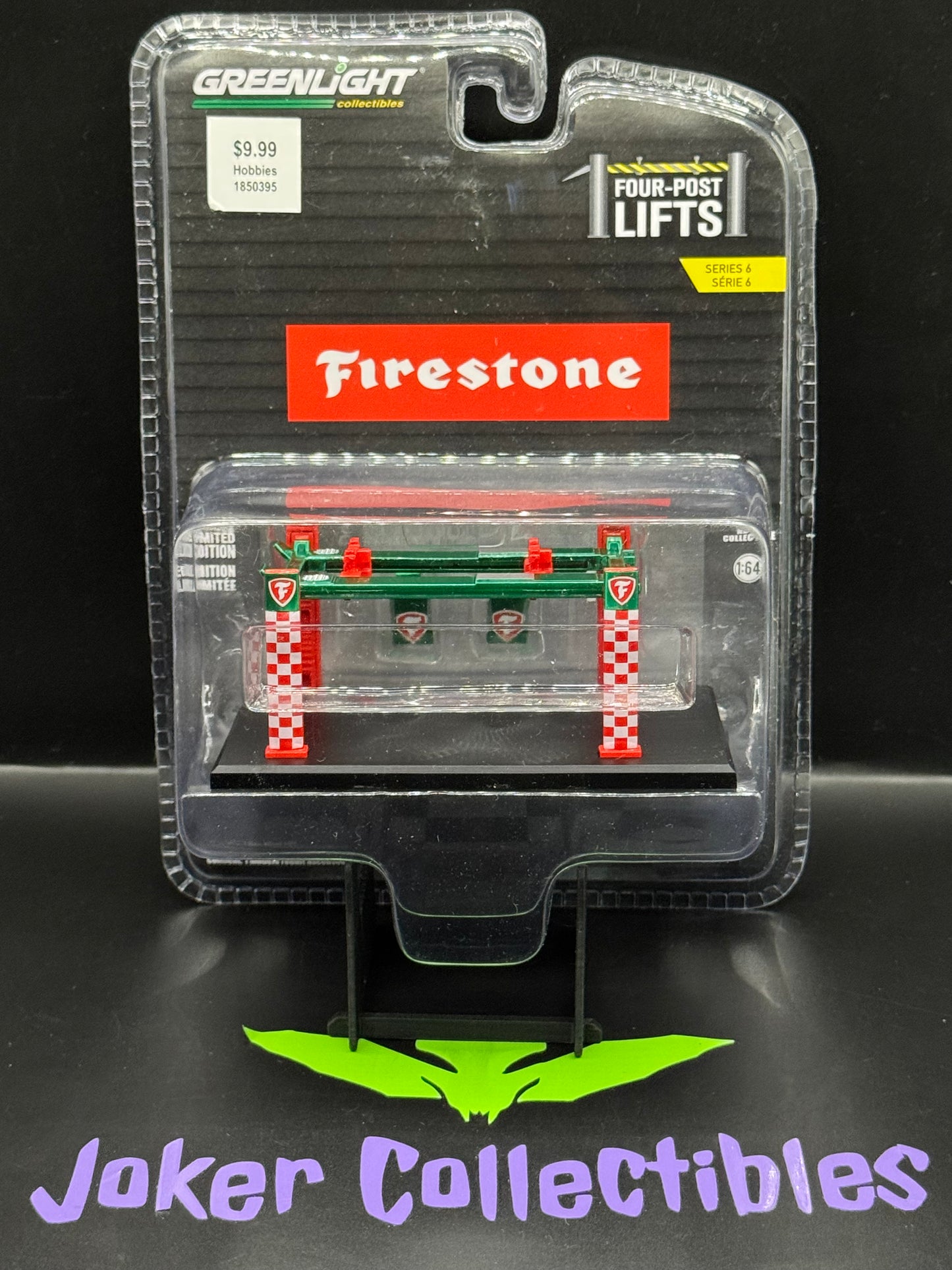 Greenlight Four-Post Lifts Series 6 Chase Green Machine Firestone