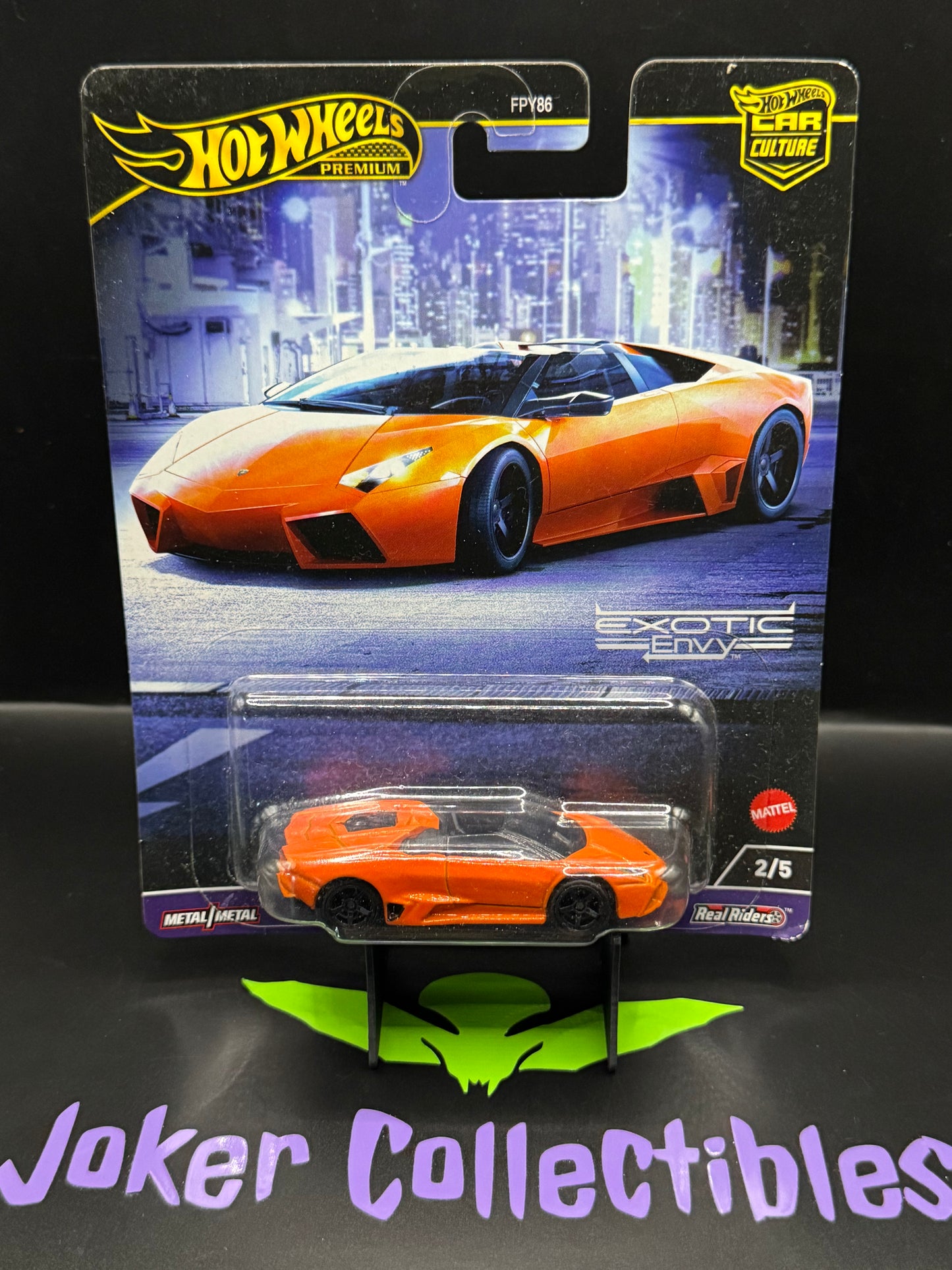 Hot Wheels Premium Car Culture Exotic Envy Lamborghini Reventon Roadster 2/5