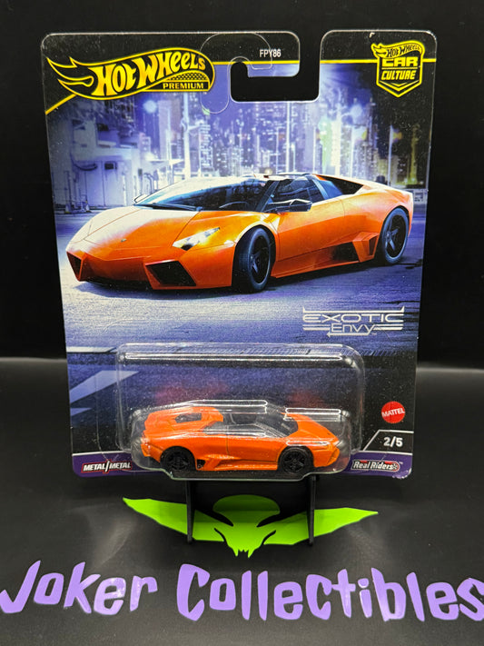 Hot Wheels Premium Car Culture Exotic Envy Lamborghini Reventon Roadster 2/5