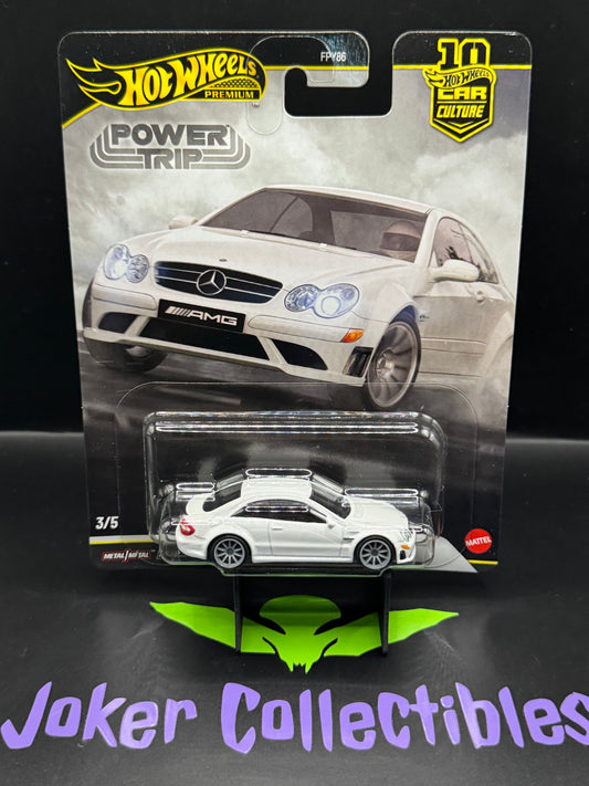 Hot Wheels Premium Car Culture Power Trip 2008 Mercedes-Benz CLK AMG Black Series # 3/5