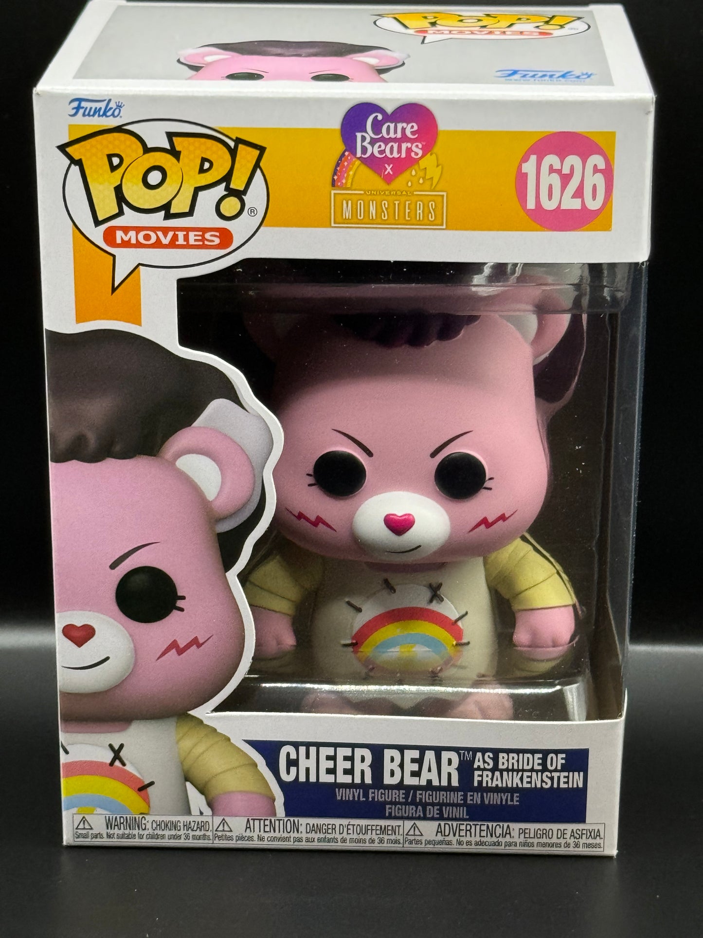 Universal Monsters x Care Bears Funko Pop! Cheer Bear as Bride of Frankenstein # 1626