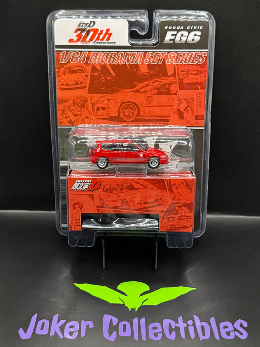 Hobby Japan JDM64 Initial D  Honda CIVIC (EG6) Myogi Night Kids Shingo Shoji VS Takumi Fujiwara