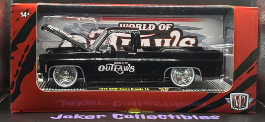 M2 Machines 1:24 Scale World of Outlaws 1976 GMC Sierra Grande 15 R138 25-20