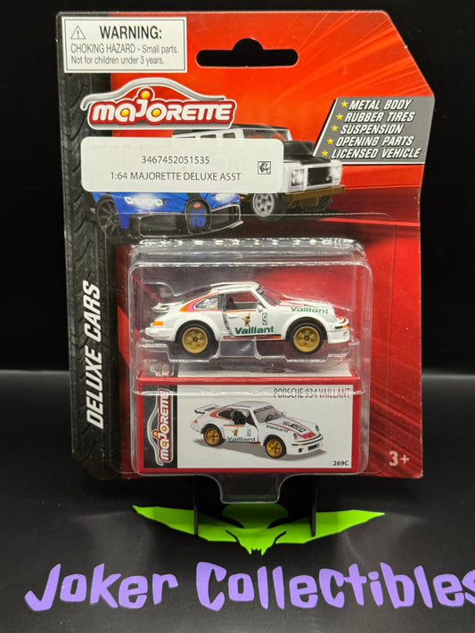 Majorette Deluxe Cars White Porsche 934 Vaillant