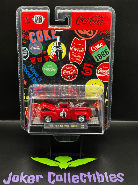 M2 Machines Coca-Cola 1956 Ford F-100 Truck Custom A49 24-45