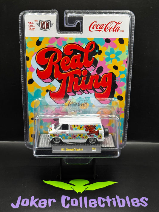M2 Machines Real Thing Coca-Cola 1971 Chevrolet Can G10 A52 24-54