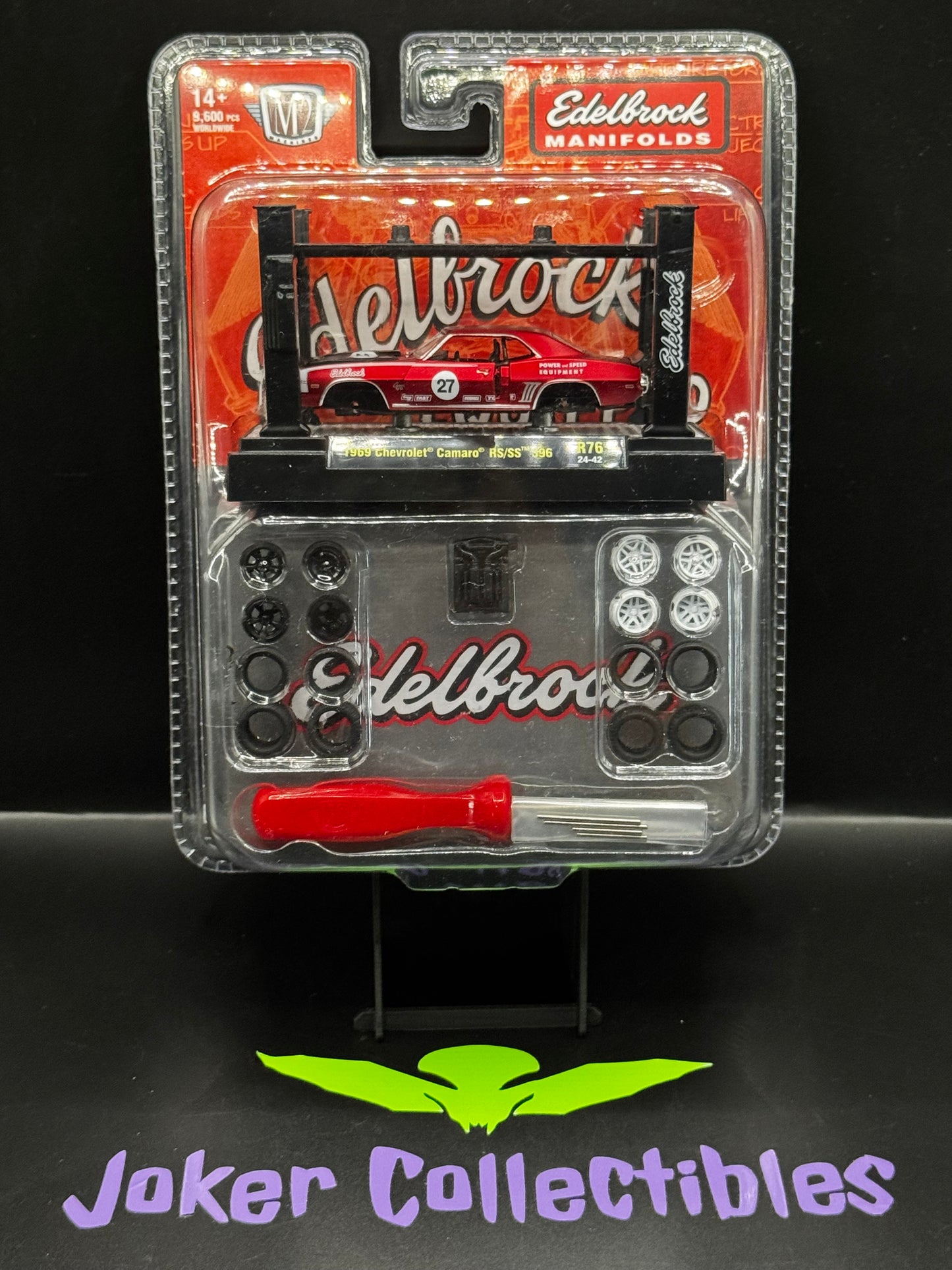 M2 Machines Model-Kit Auto Lift Edelbrock 1969 Chevrolet Camaro RS/SS 396 R76 24-42