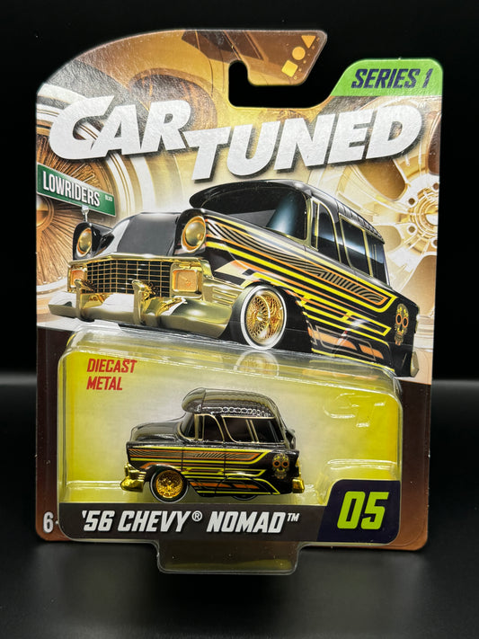 CarTuned Series 1 Mainline #05 '56 Chevy Nomad Black (Lowriders)