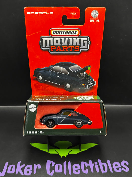Matchbox Moving Parts Blue Gray Porsche 356A
