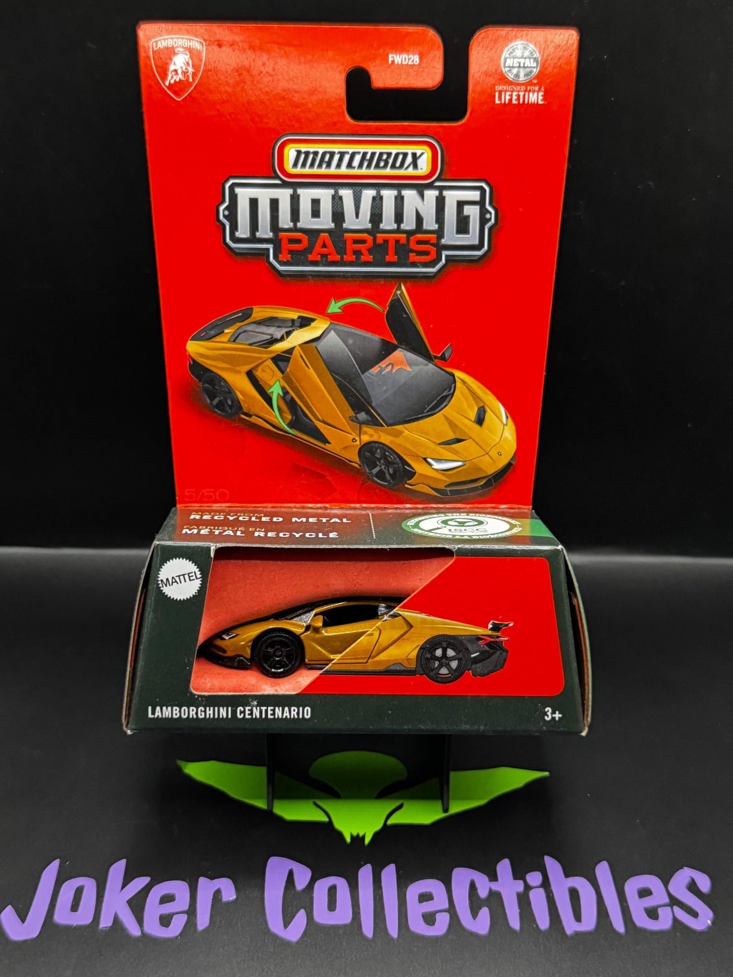 Matchbox Moving Parts Orange Lamborghini Centenario