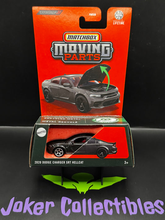 Matchbox Moving Parts Black 2020 Dodge Charger SRT Hellcat