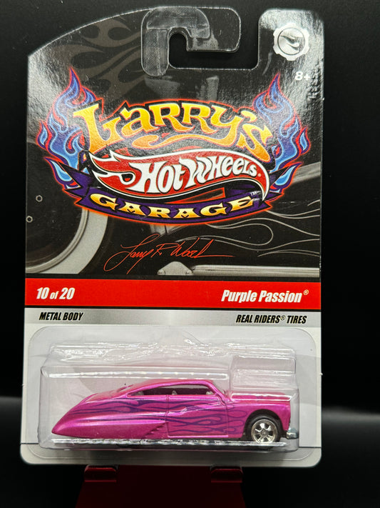 Hot Wheels 2009 Larry's Garage Purple Passion # 10 of 20 - Metalflake Pink