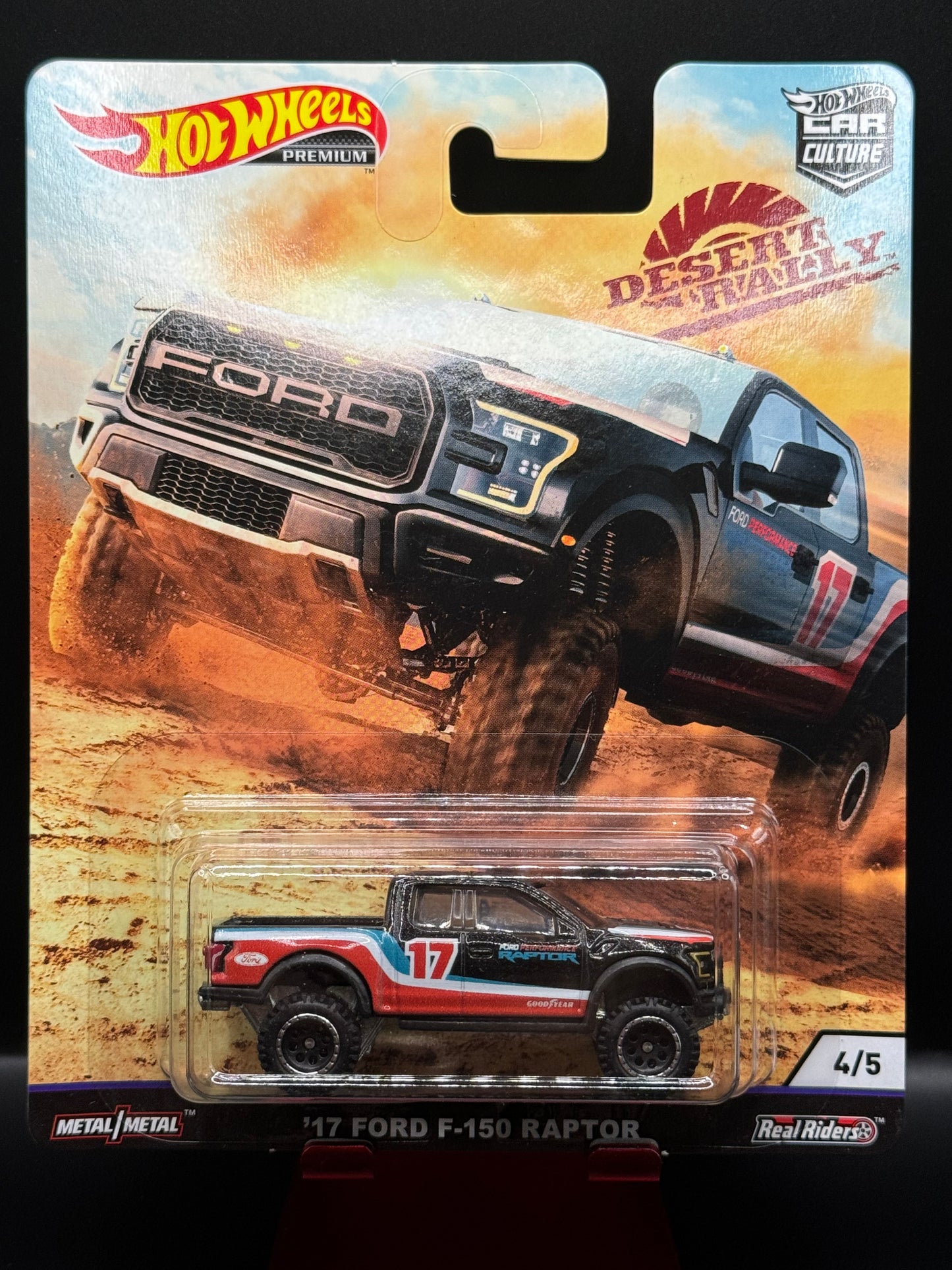 Hot Wheels Premium Car Culture Desert Rally '17 Ford F-150 Raptor # 4/5