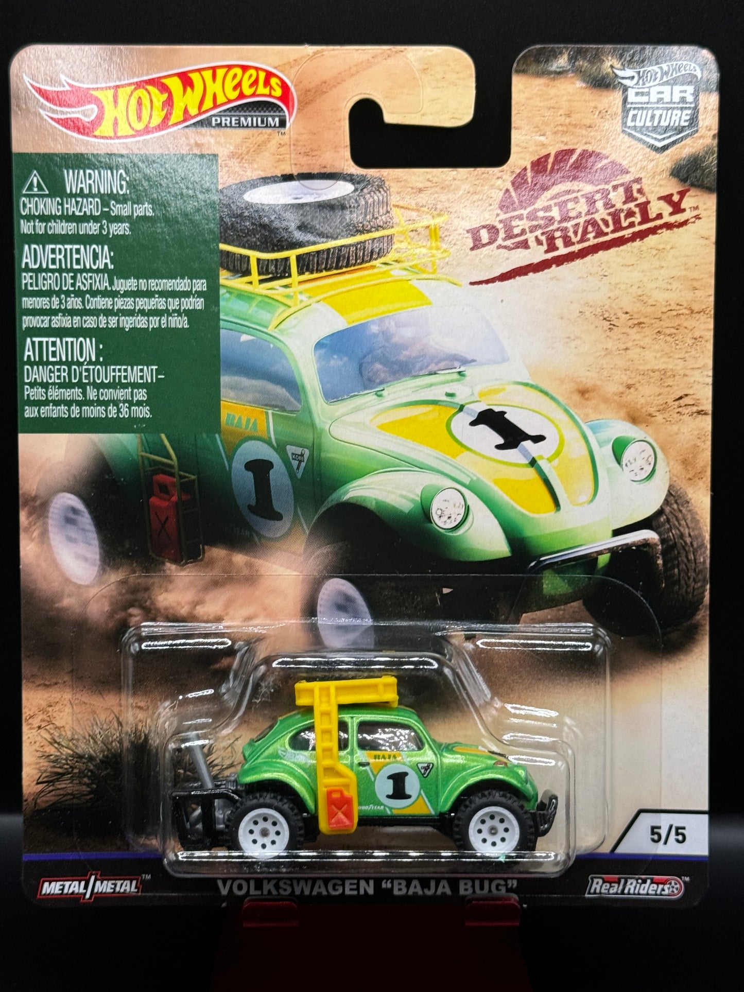 Hot Wheels Premium Car Culture Desert Rally Volkswagen "Baja Bug" # 5/5