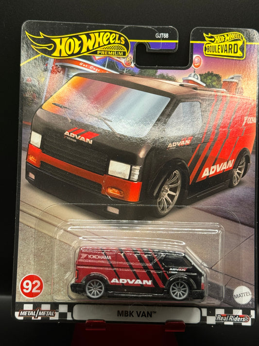 Hot Wheels Premium Boulevard Advan MBK Van # 92