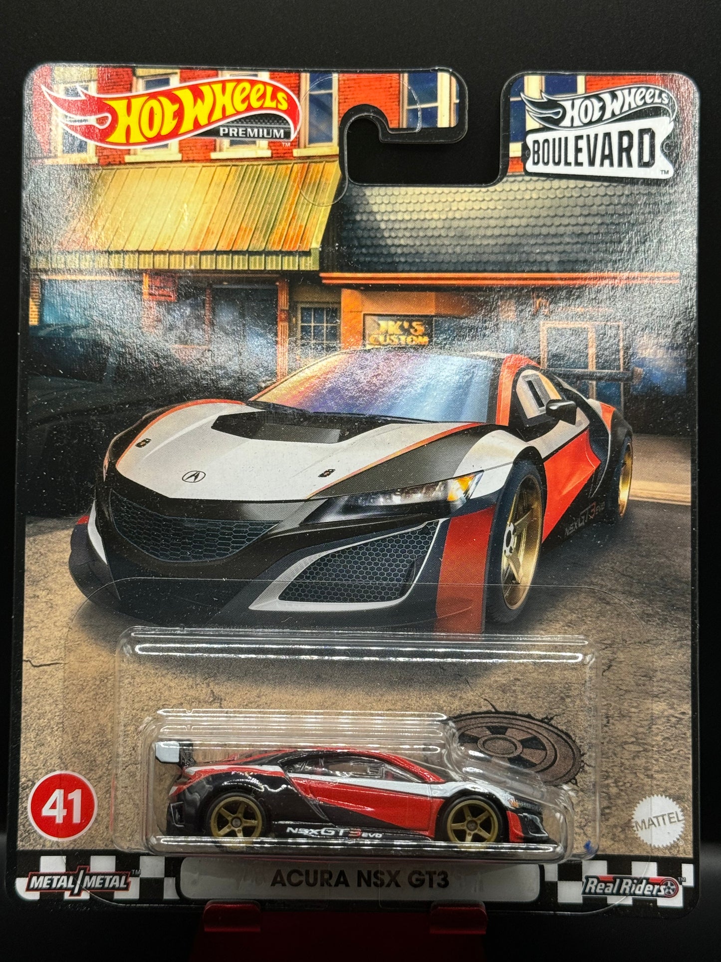 Hot Wheels Premium Boulevard Acura NSX GT3 # 41