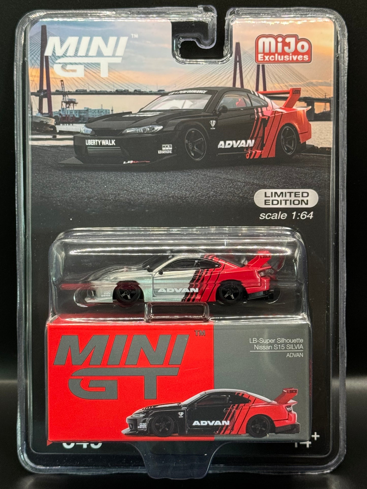 Mini GT #649 Chase Nissan LB-Super Silhouette S15 SILVIA ADVAN