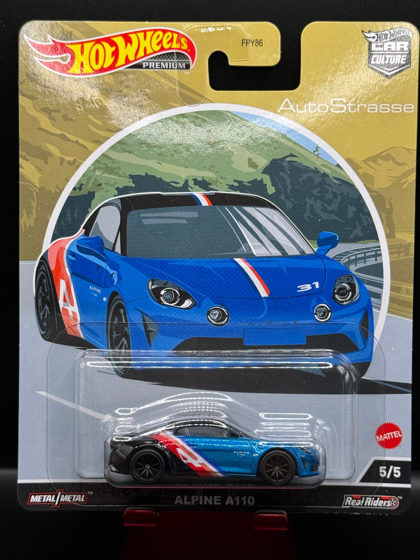 Hot Wheels Premium Car Culture AutoStrasse Alpine A110 # 5/5