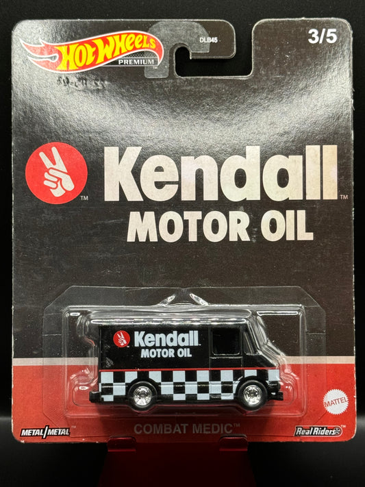 Hot Wheels Premium Pop Culture Vintage Oil Kendall Motor Oil Combat Medic # 3/5