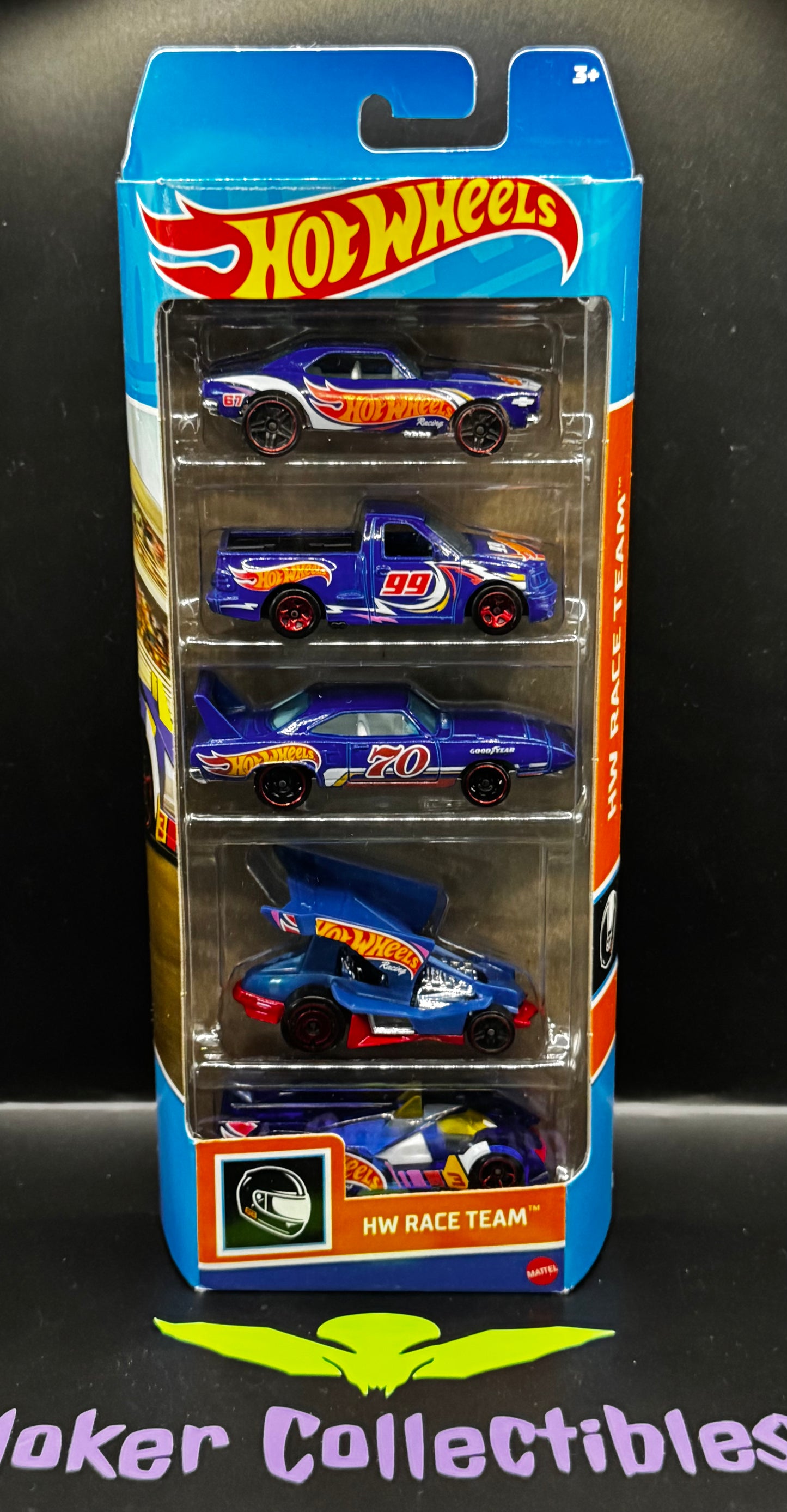 Hot Wheels 5 Pack HW Race Team 2022 67 Camaro 99 F-150 SVT Lightning 70 Plymouth Superbird Dirty Outlaw Hi-Tech Missile