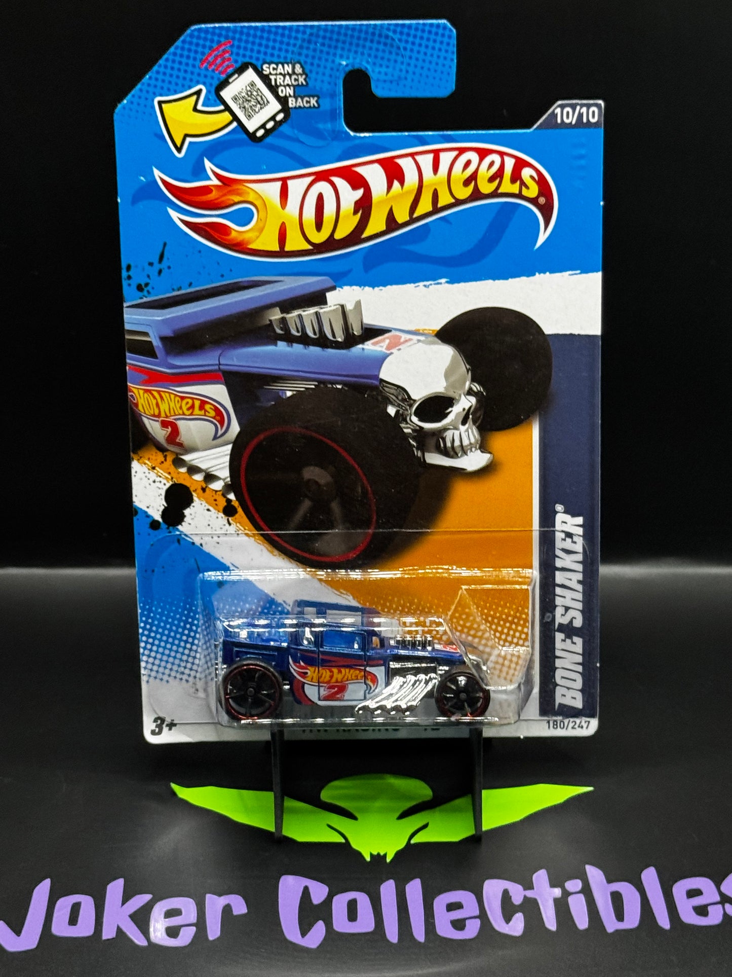 Hot Wheels 2012 Blue Bone Shaker 180/247 HW Racing '12 10/10
