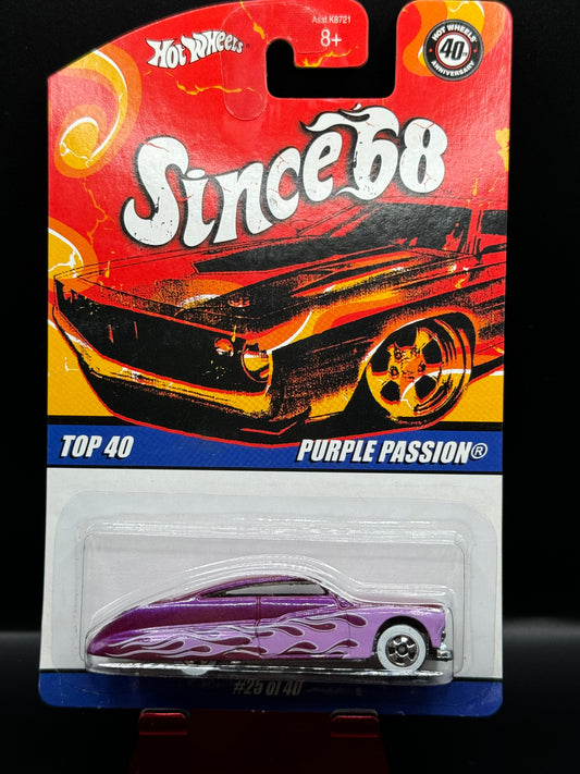 Hot Wheels Since '68 Series Top 40 Purple Passion # 25 of 40 Purple