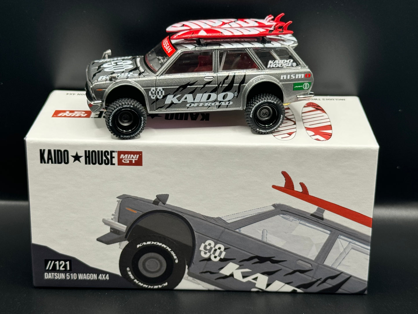 Kaido House Datsun KAIDO 510 Wagon 4x4 Kaido Offroad V1 Silver KHMG121