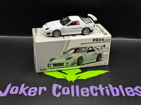 Pop Race Mazda RX-7 FC3S Re-Amemiya White PR64-260