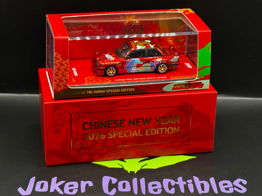 INNO64 Chinese New Year 2026 Year of the Horse Pandem Rocket Bunny BMW E30 Chase Chance