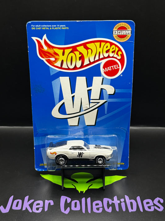 Bad Card Hot Wheels White's Guide Exclusive White Mustang Mach I