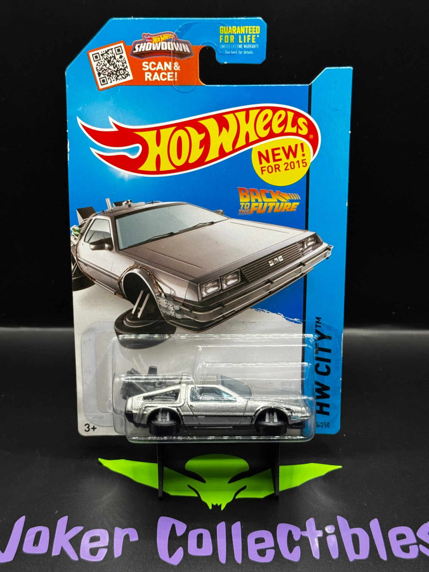 Hot Wheels 2015 Back to the Future Time Machine Hover Mode 45/250 HW City HW Space Team