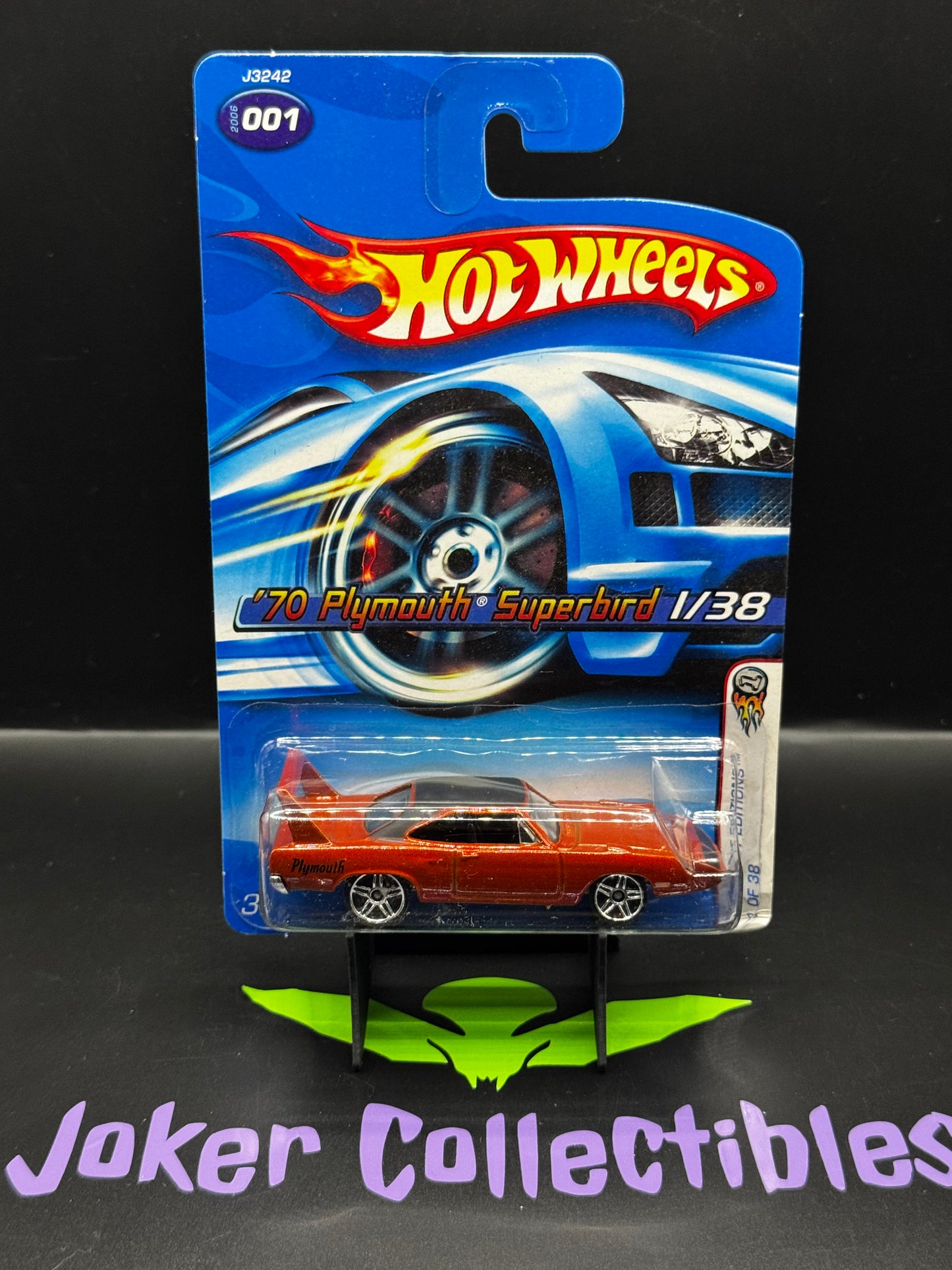 Hot Wheels Copper '70 Plymouth Superbird 001 2006 First Editions 1/38 PR5 Wheels