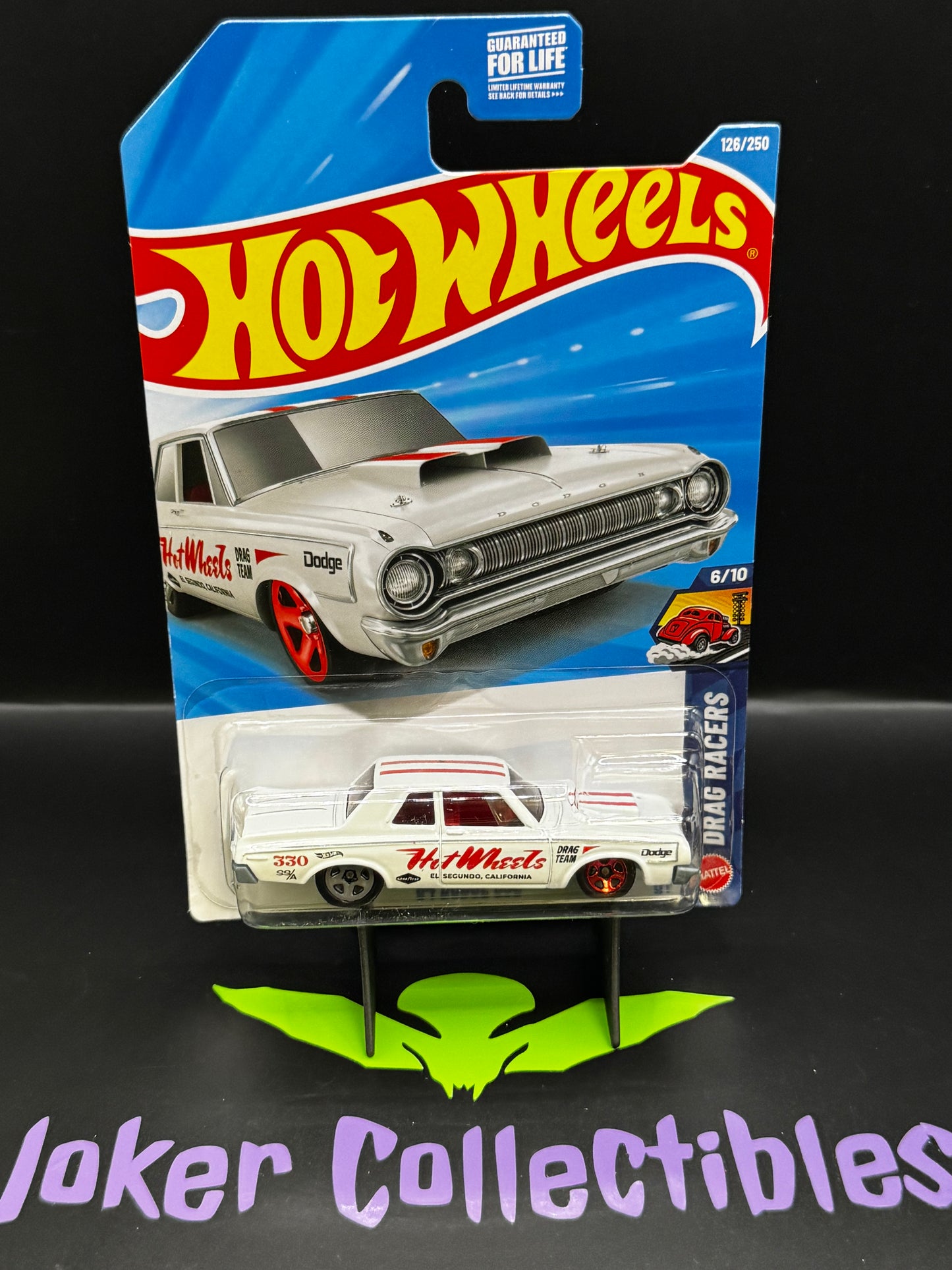 Hot Wheels 2026 White '64 Dodge 330 126/250 Drag Racers 6/10 F Case