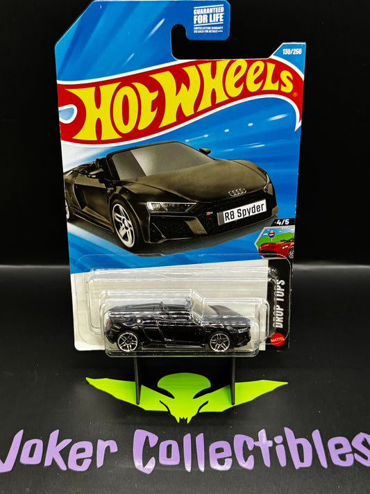 Hot Wheels 2026 Black 2019 Audi R8 Spyder 130/250 Drop Tops 4/5 F Case