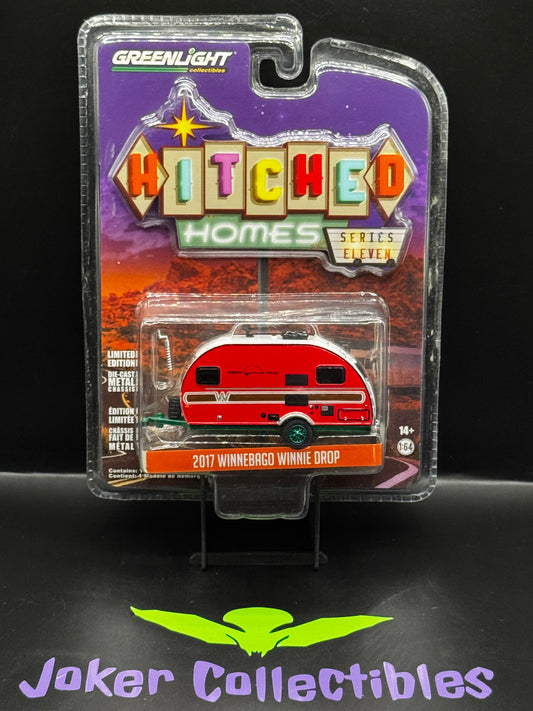Greenlight Hitched Homes Series 11 Chase Green Machine 2017 Winnebago Winnie Drop