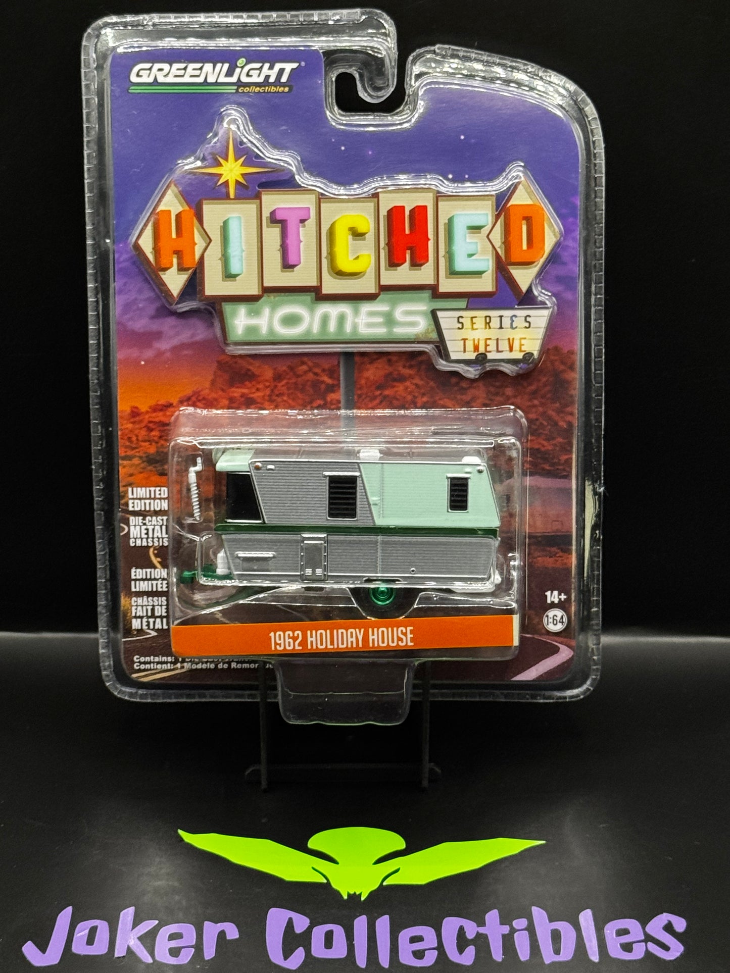 Greenlight Hitched Homes Series 12 Chase Green Machine 1962 Holiday House
