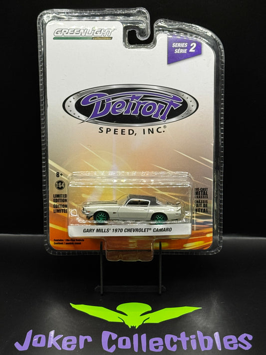 Greenlight Detroit Speed Series 2 Chase Green Machine Gary Mills' 1970 Chevrolet Camaro