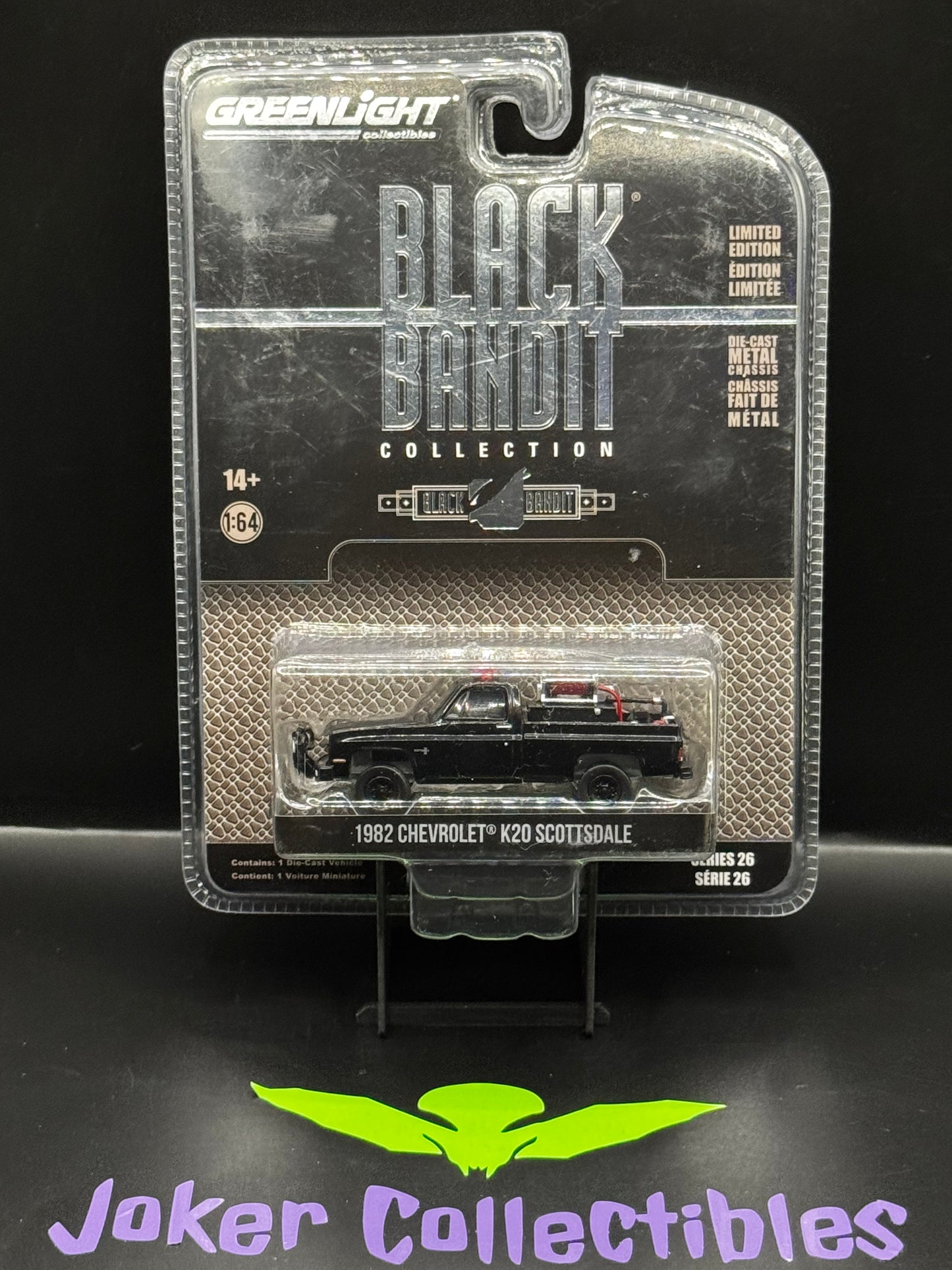 Greenlight Black Bandit Collection Series 26 1982 Chevrolet K20 Scottsdale