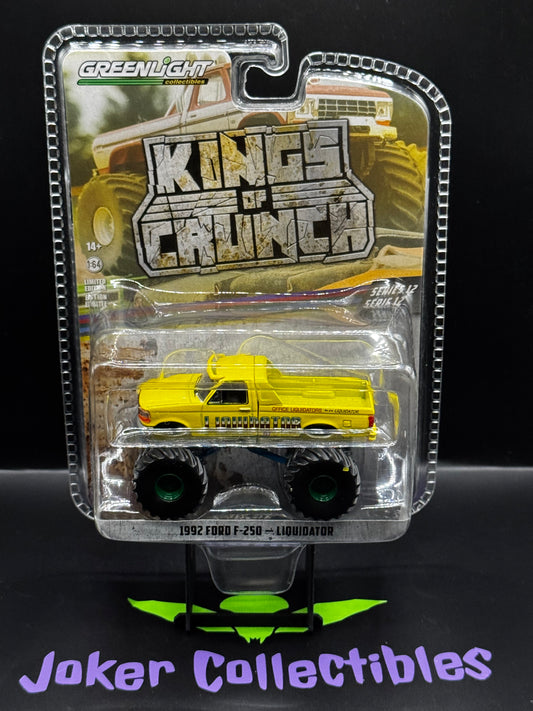 Greenlight Kings of Crunch Series 12 Chase Green Machine 1992 Ford F-250 Liquidator