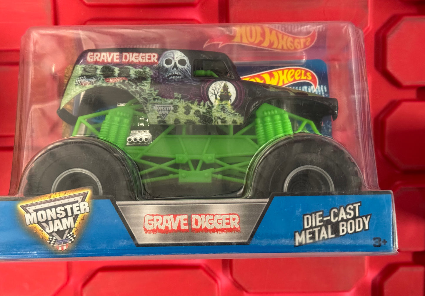 Hot Wheels Monster Jam 1:24 1/24 Scale Grave Digger Black