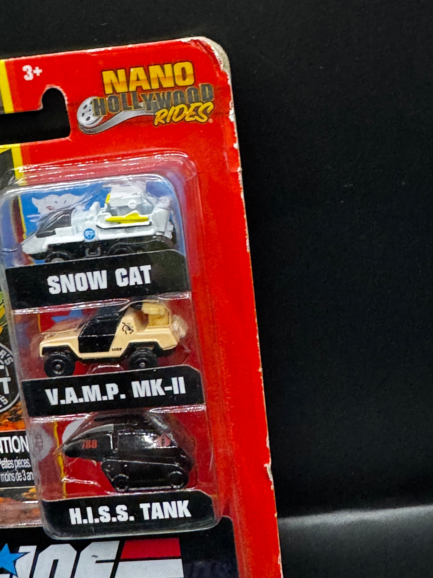 Jada Nano Hollywood Rides GI Joe 3 Pack Snow Cat, V.A.M.P. MK-II, & H.I.S.S Tank