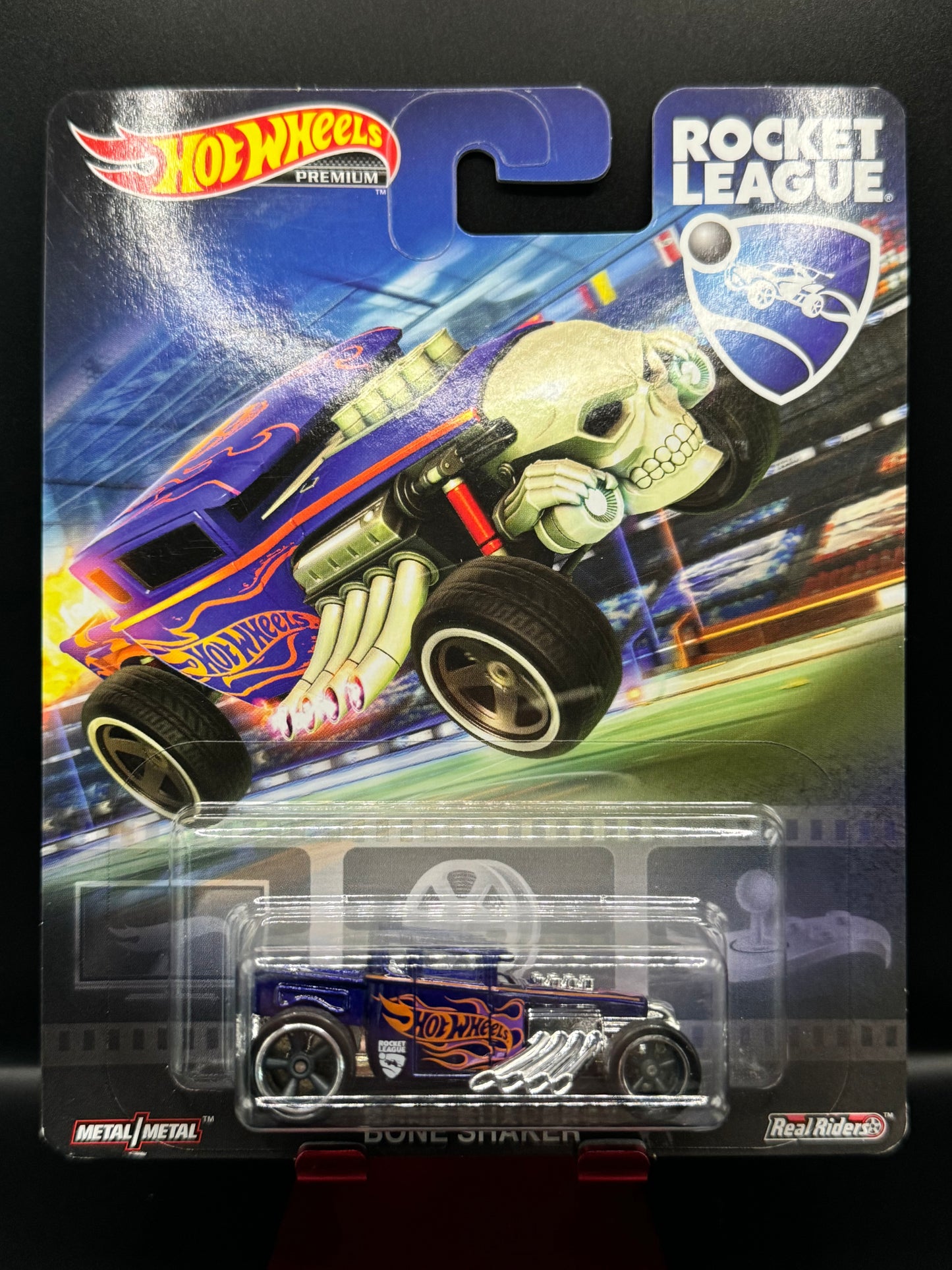 Hot Wheels Premium Rocket League Bone Shaker w/ Protector