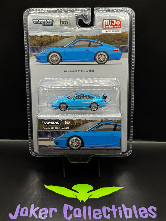 Tarmac Works ixo Models Global64 Porsche 911 GT3 (Type 996) Light Blue