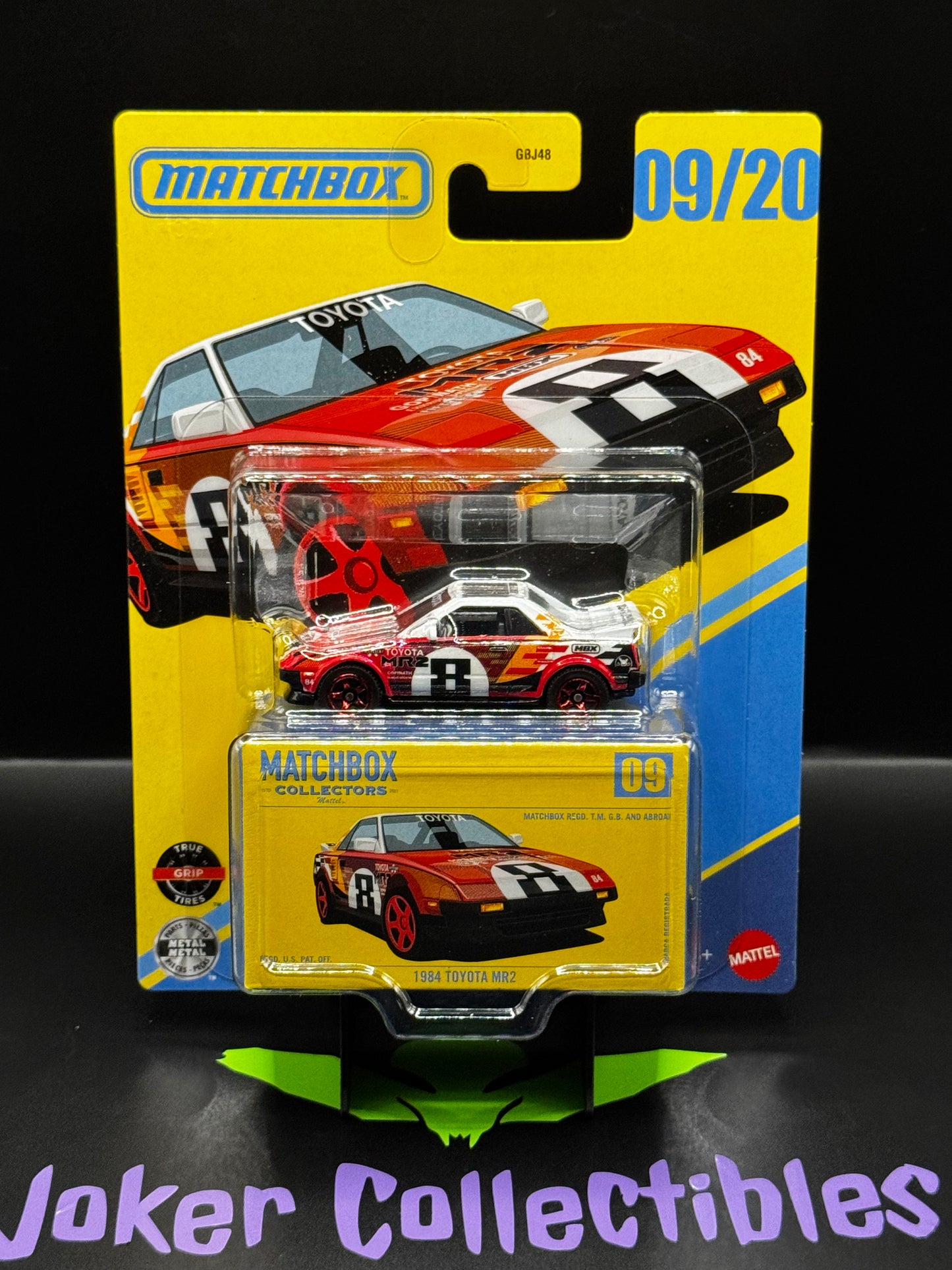 Matchbox Collectors Red & White 1984 Toyota MR2 # 09/20