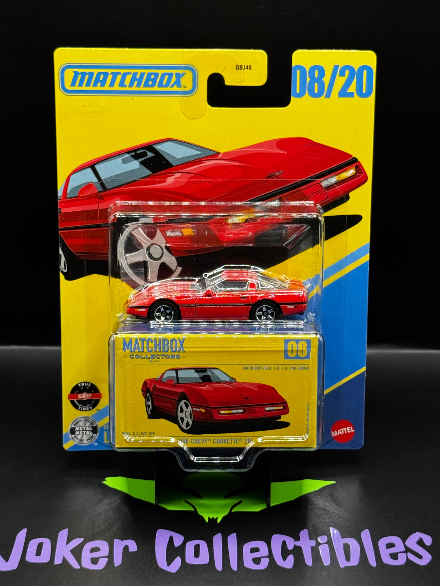 Matchbox Collectors Red 1990 Chevy Corvette ZR1 # 08/20