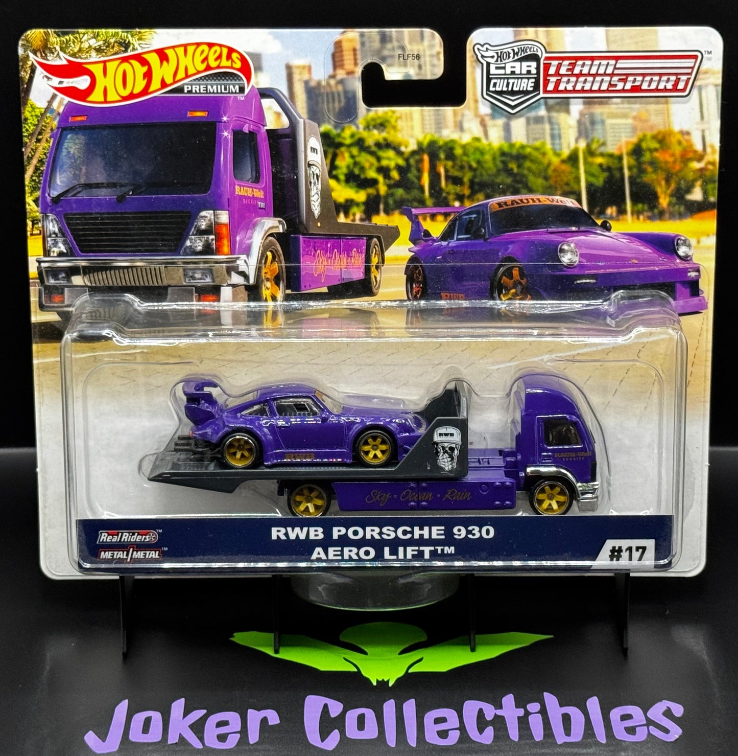 Hot Wheels Premium Car Culture Team Transport RWB Porsche 930 & Aero Lift # 17