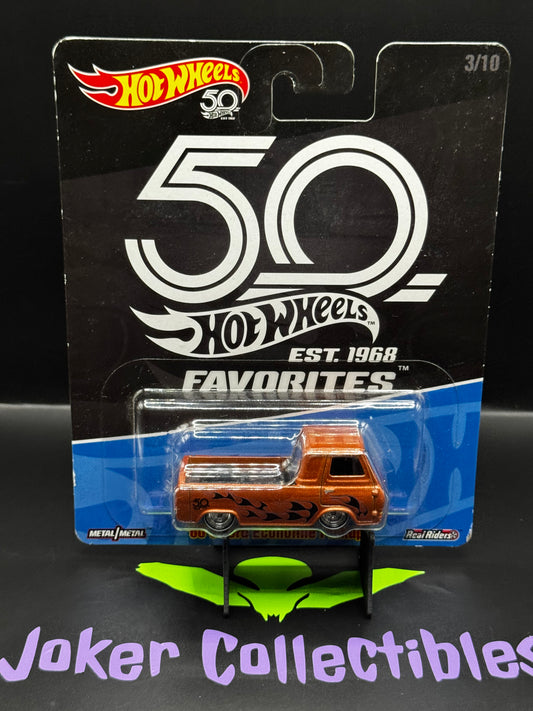 Hot Wheels Premium 50th Anniversary Favorites '60's Ford Econoline Pickup # 3/10