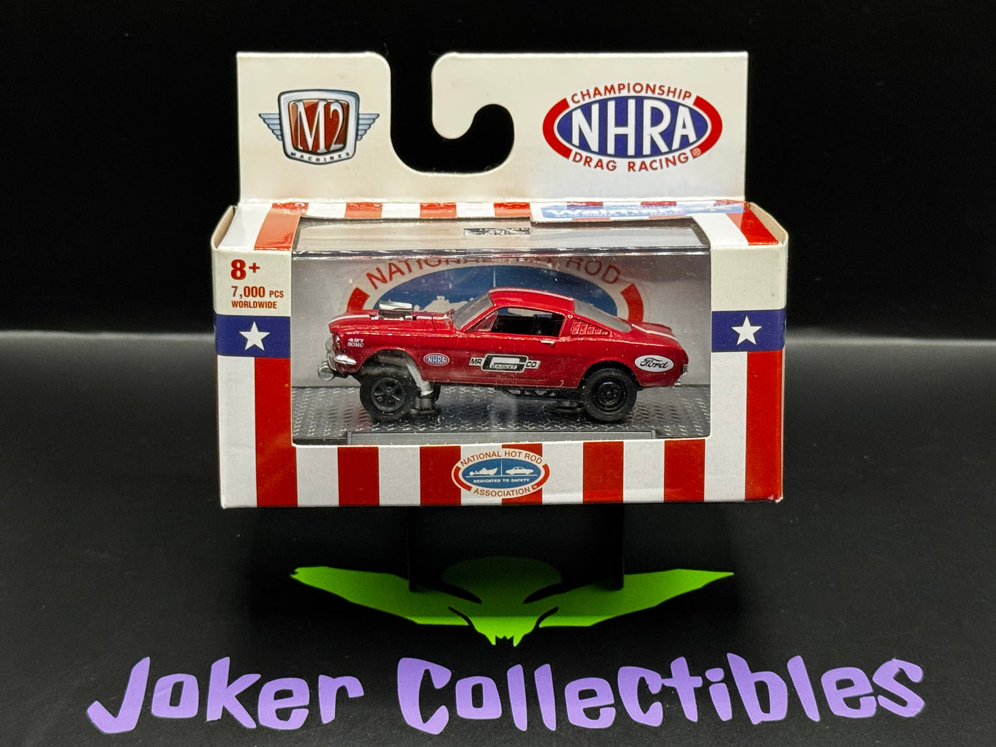 M2 Machines Mr. Gasket NHRA Red 1965 Ford Mustang Gasser WMTS13 20-22
