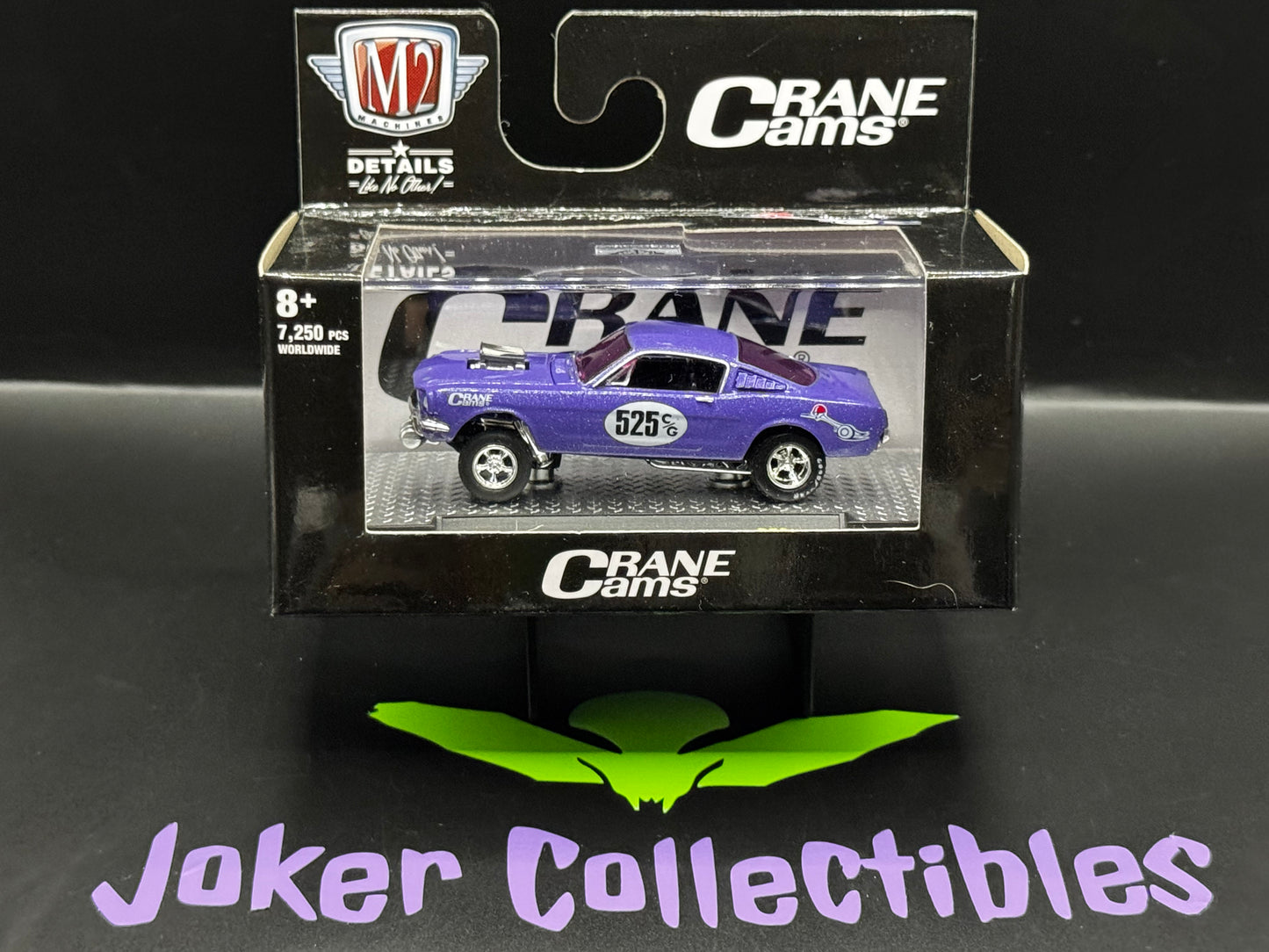 M2 Machines Crane Cams Purple 1966 Ford Mustang Gasser R56 21-03