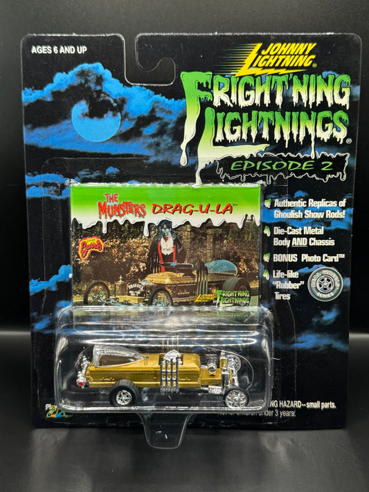 Johnny Lightning Fright'ning Lightnings Episode 2 The Munsters Drag-U-La